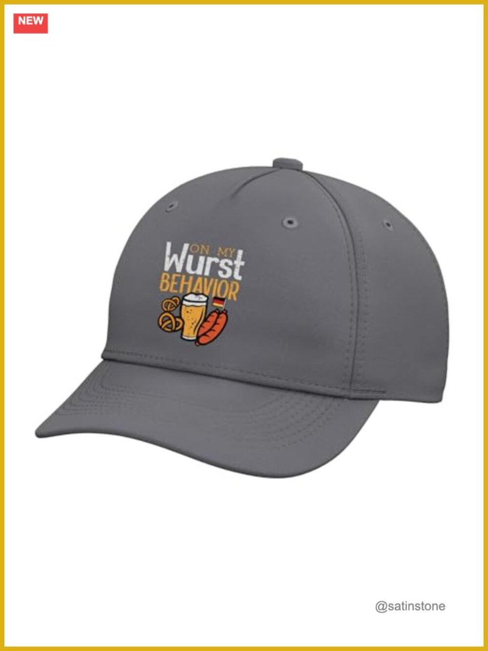 Oktoberfest Wurst Behavior Adjustable Baseball Hat